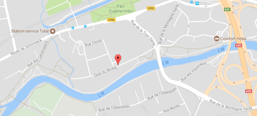 plan quai du Brulig